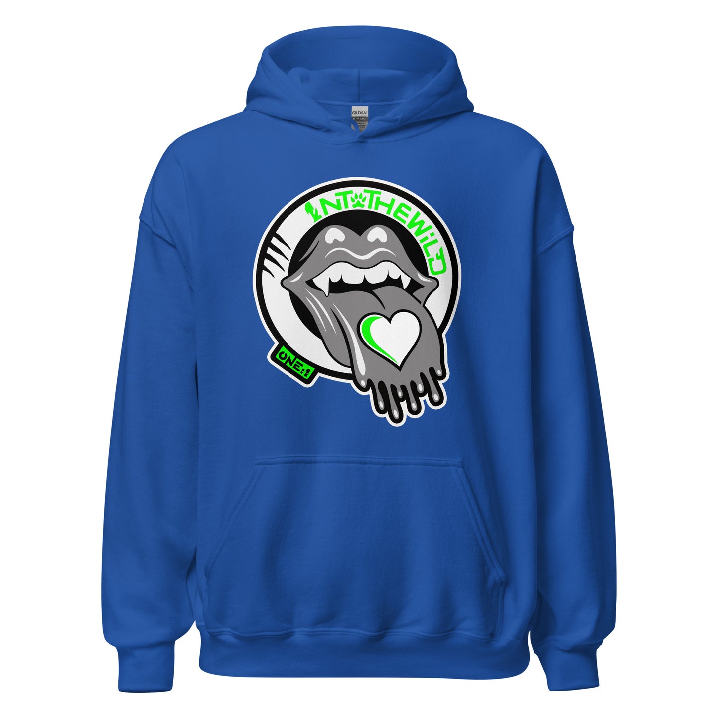 Vampy Love green hoodie