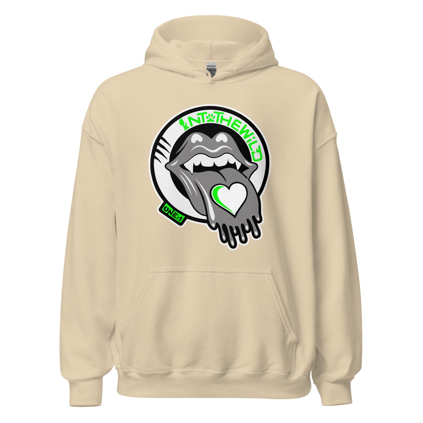 Vampy Love green hoodie