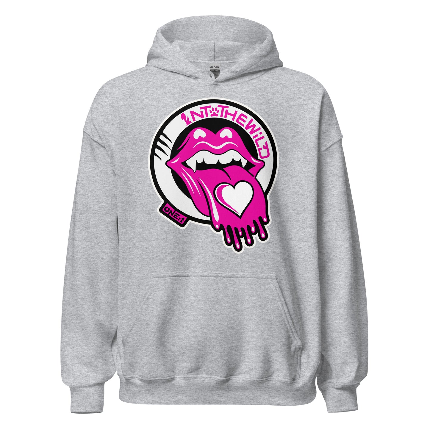 Vampy pink BIG hoodie