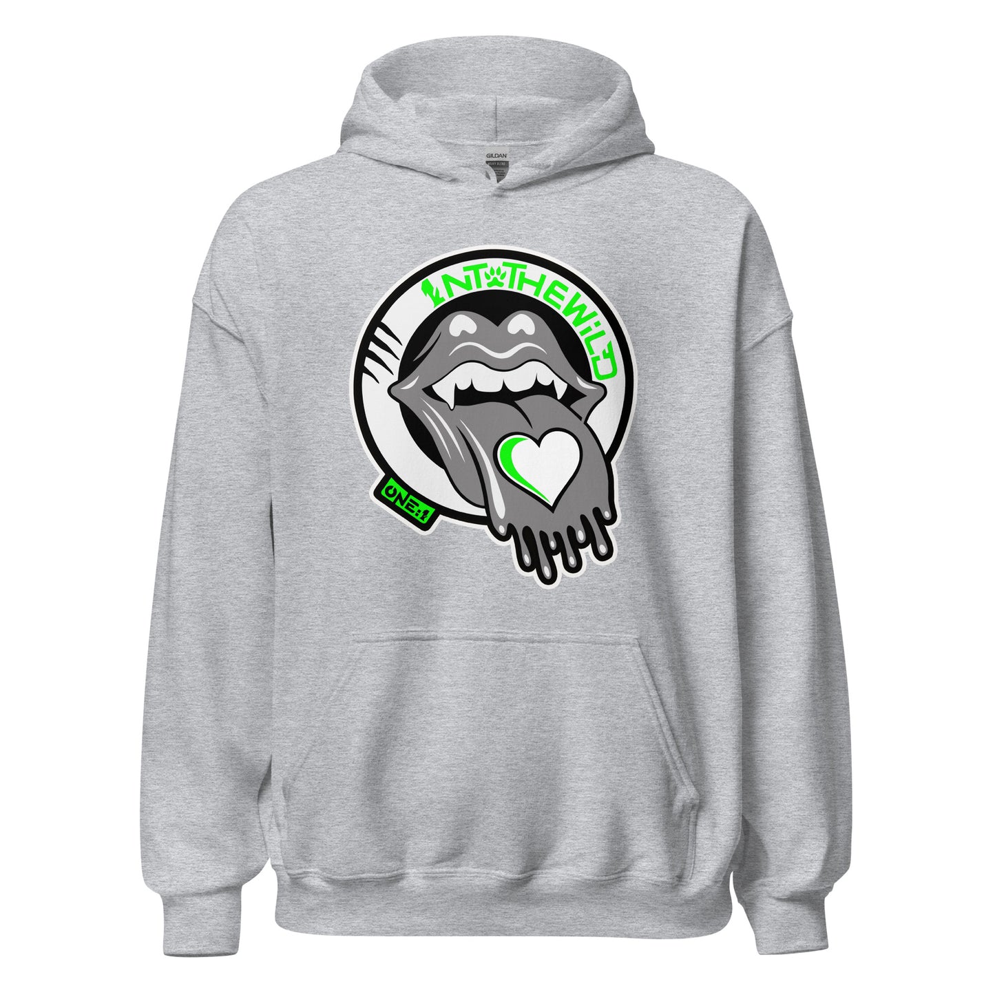 Vampy Love green hoodie