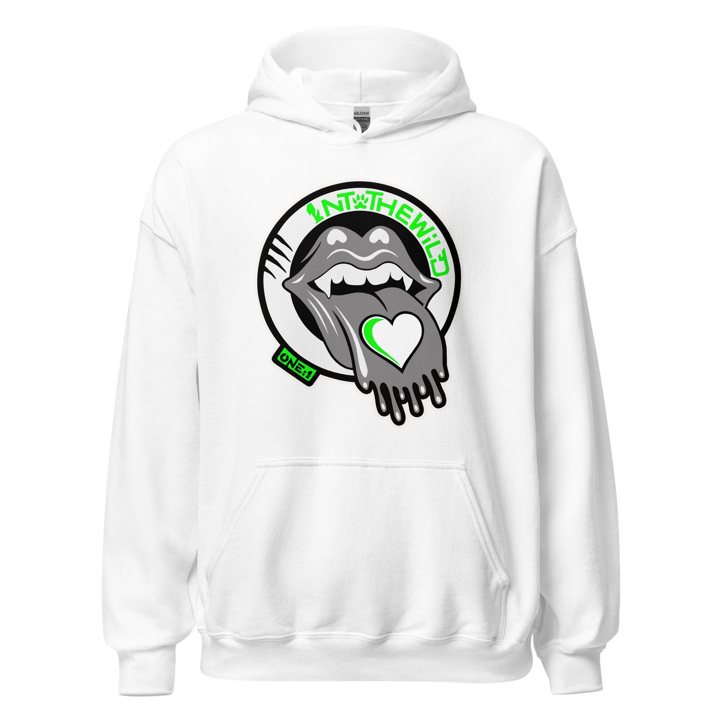 Vampy Love green hoodie