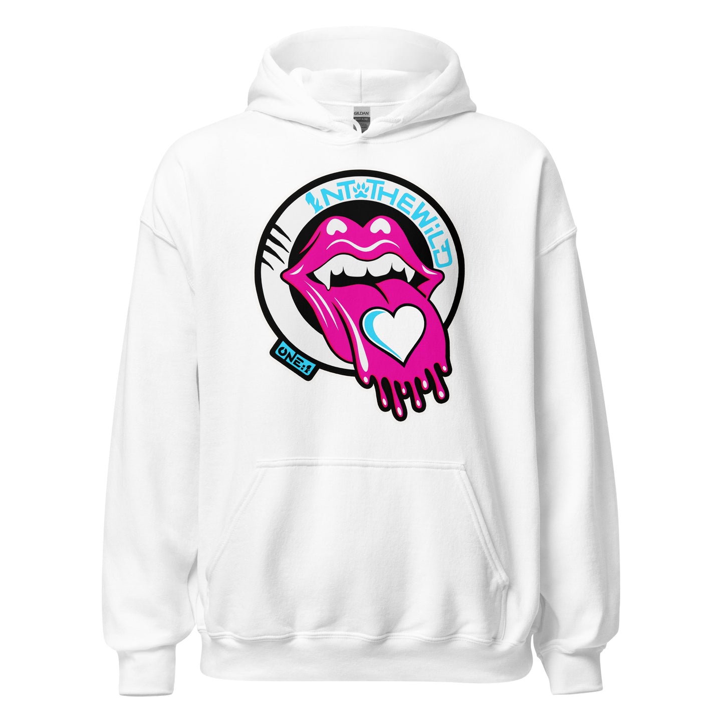 Vampy pink & blue BIG Hoodie