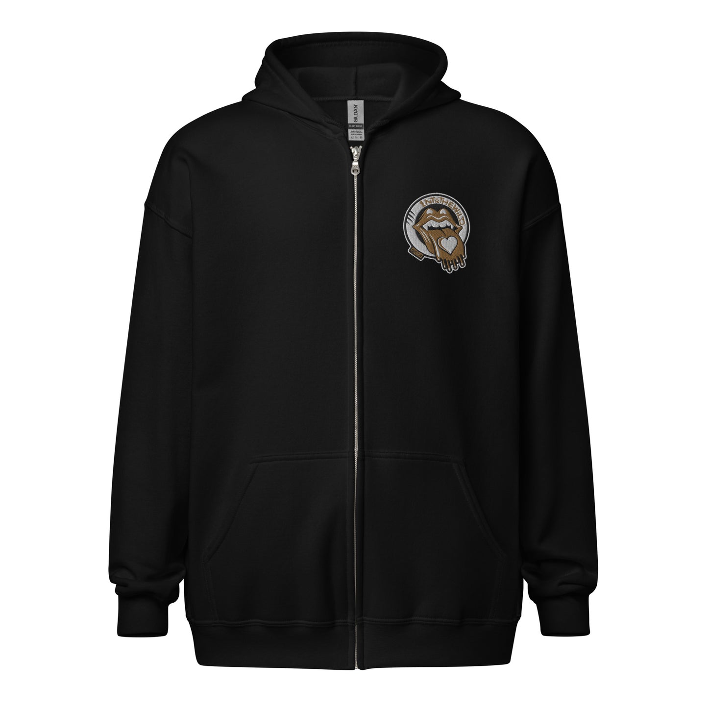 Vampy gold zip hoodie