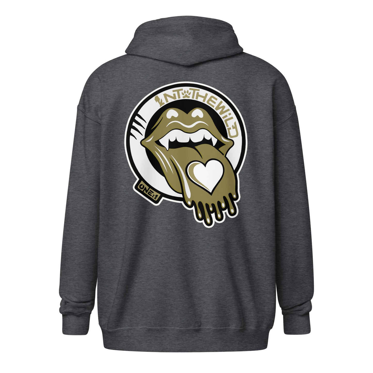 Vampy gold zip hoodie