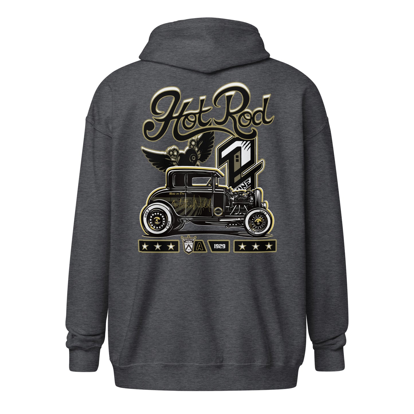 Hot Rod zip hoodie