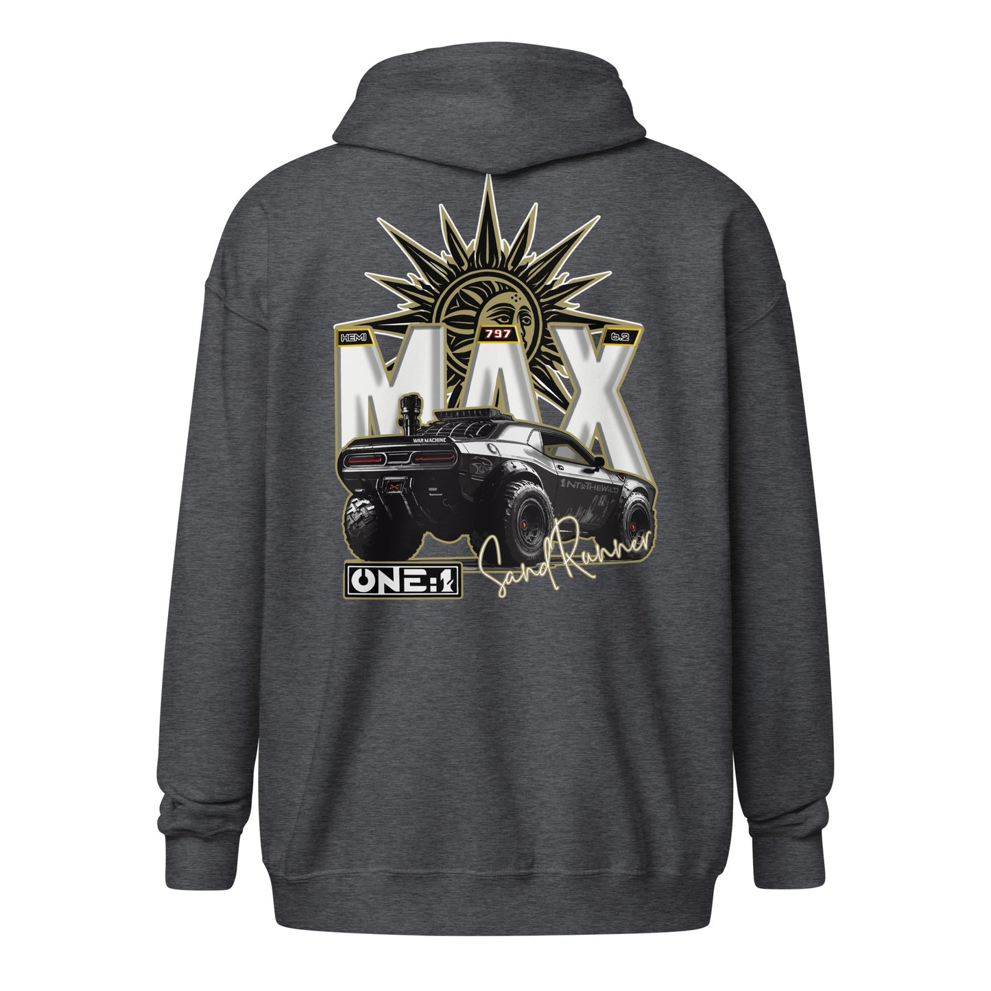 War Machine zip hoodie