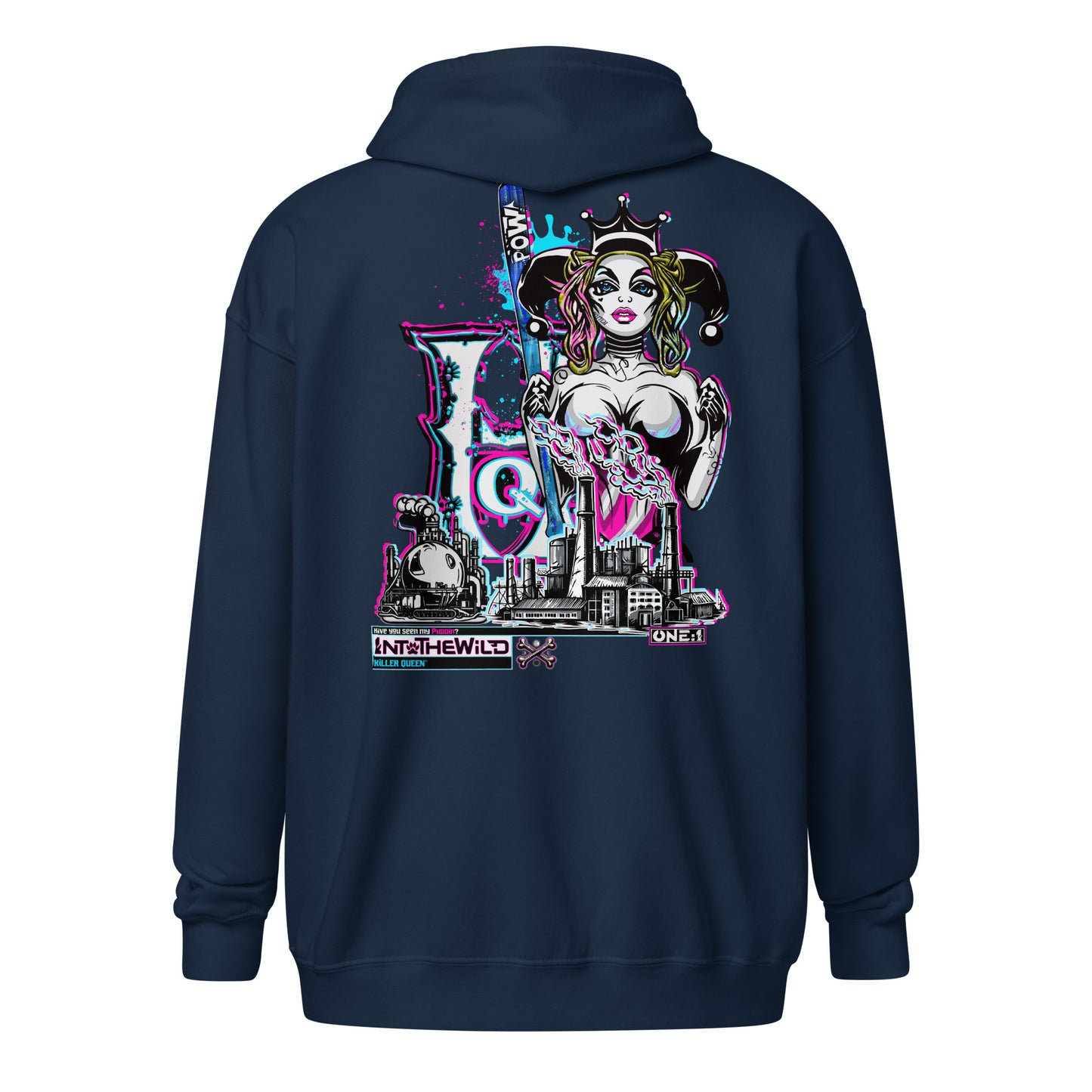 Killer Queen BIG zip hoodie