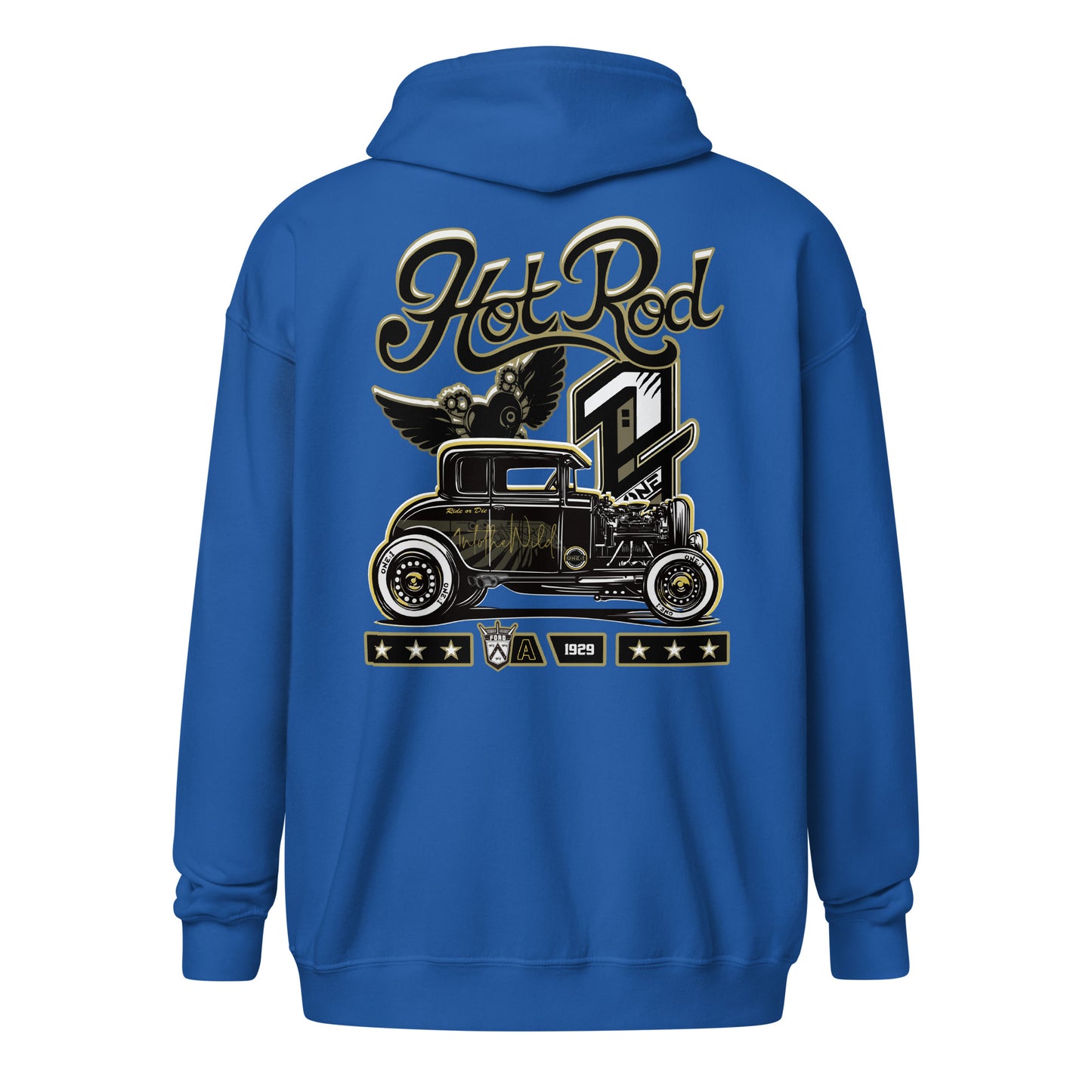 Hot Rod BIG zip hoodie