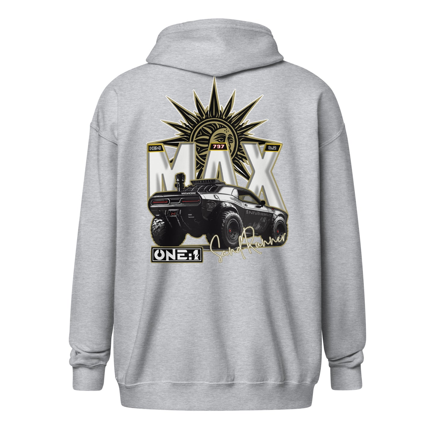 War Machine zip hoodie