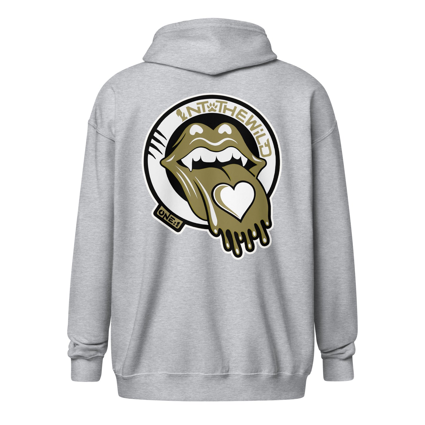 Vampy gold zip hoodie