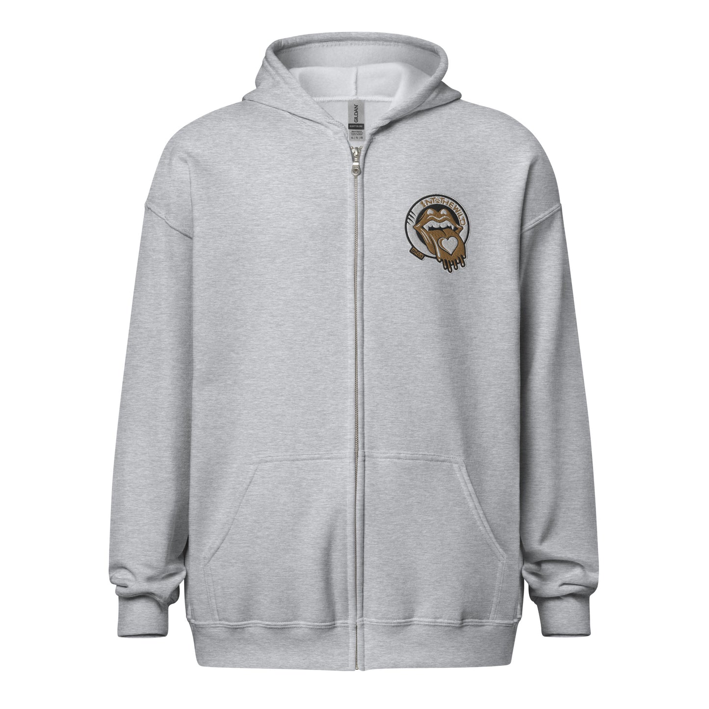 Vampy gold zip hoodie