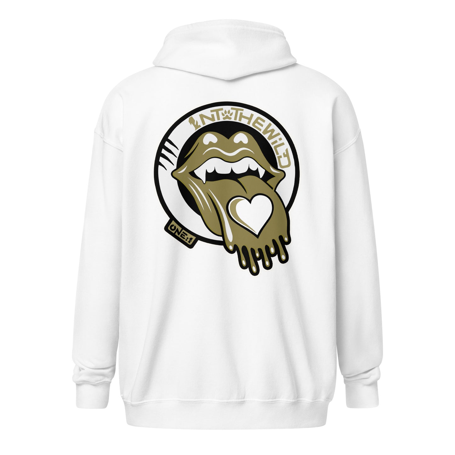 Vampy gold zip hoodie