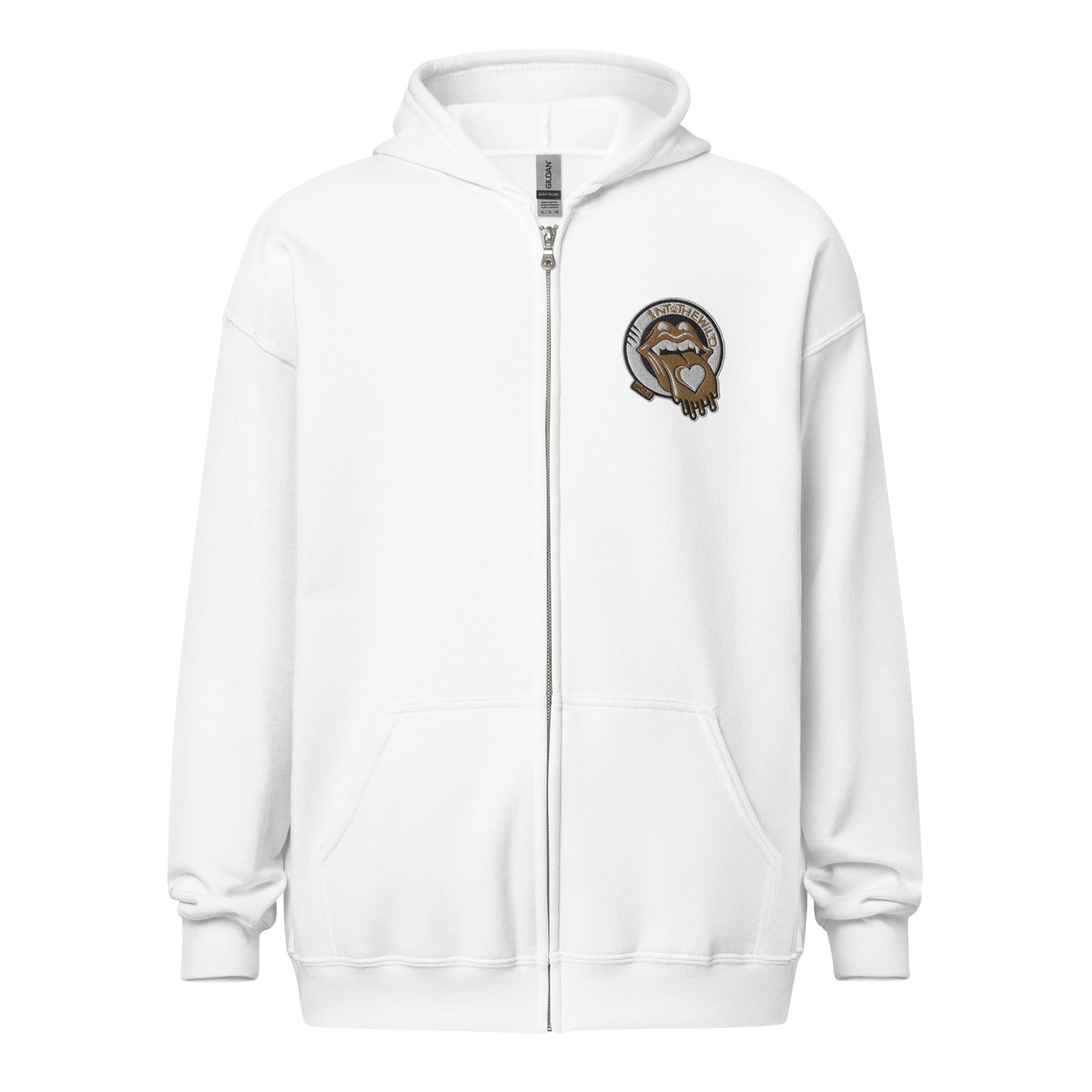 Vampy gold zip hoodie