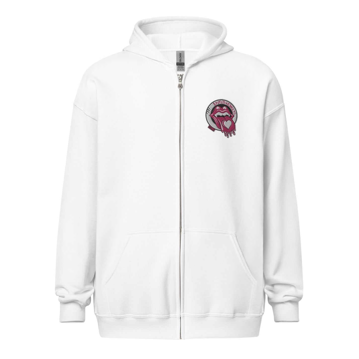 Vampy pink zip hoodie