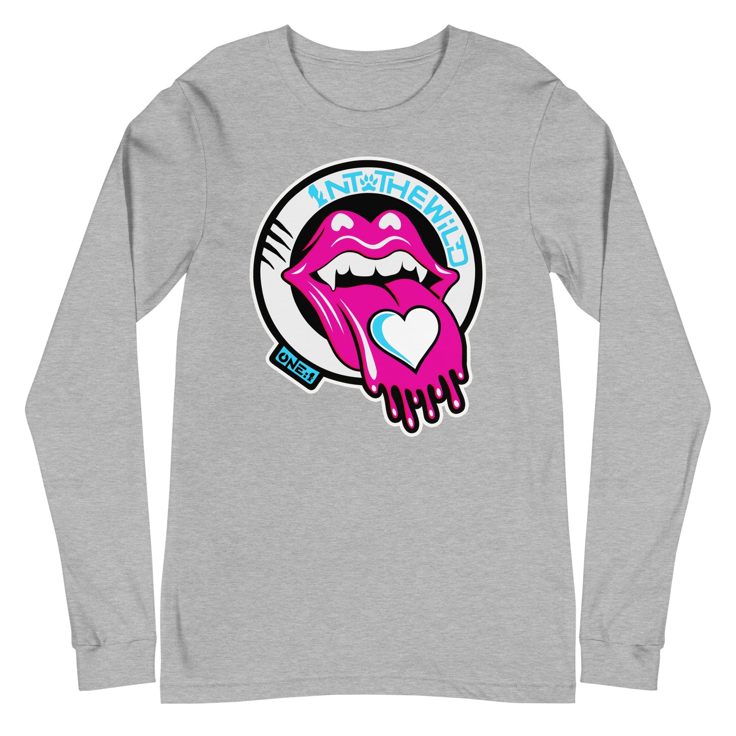 Vampy Love pink & blue long sleeve