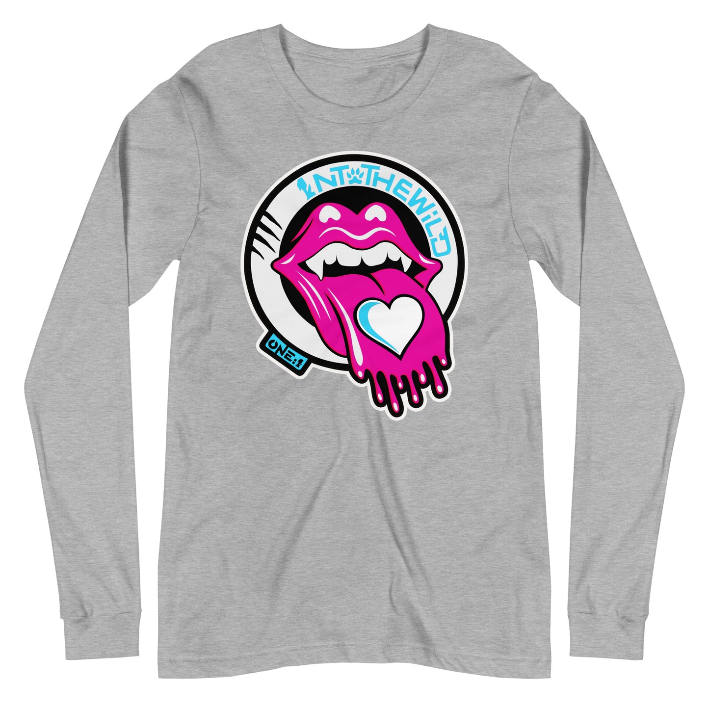 Vampy Love pink & blue long sleeve