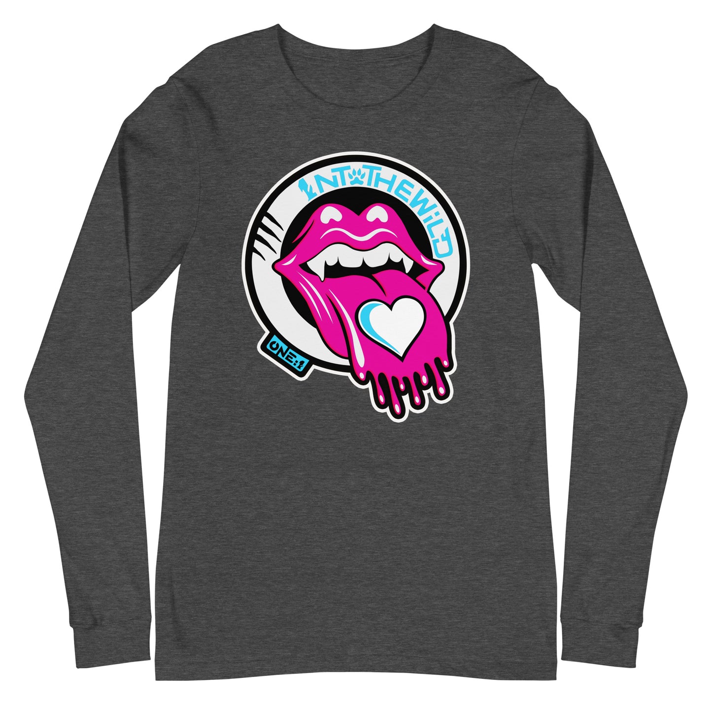 Vampy Love pink & blue long sleeve