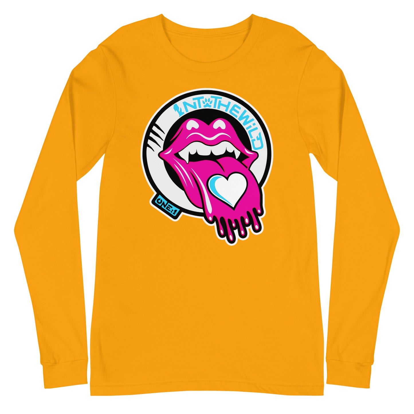 Vampy Love pink & blue long sleeve