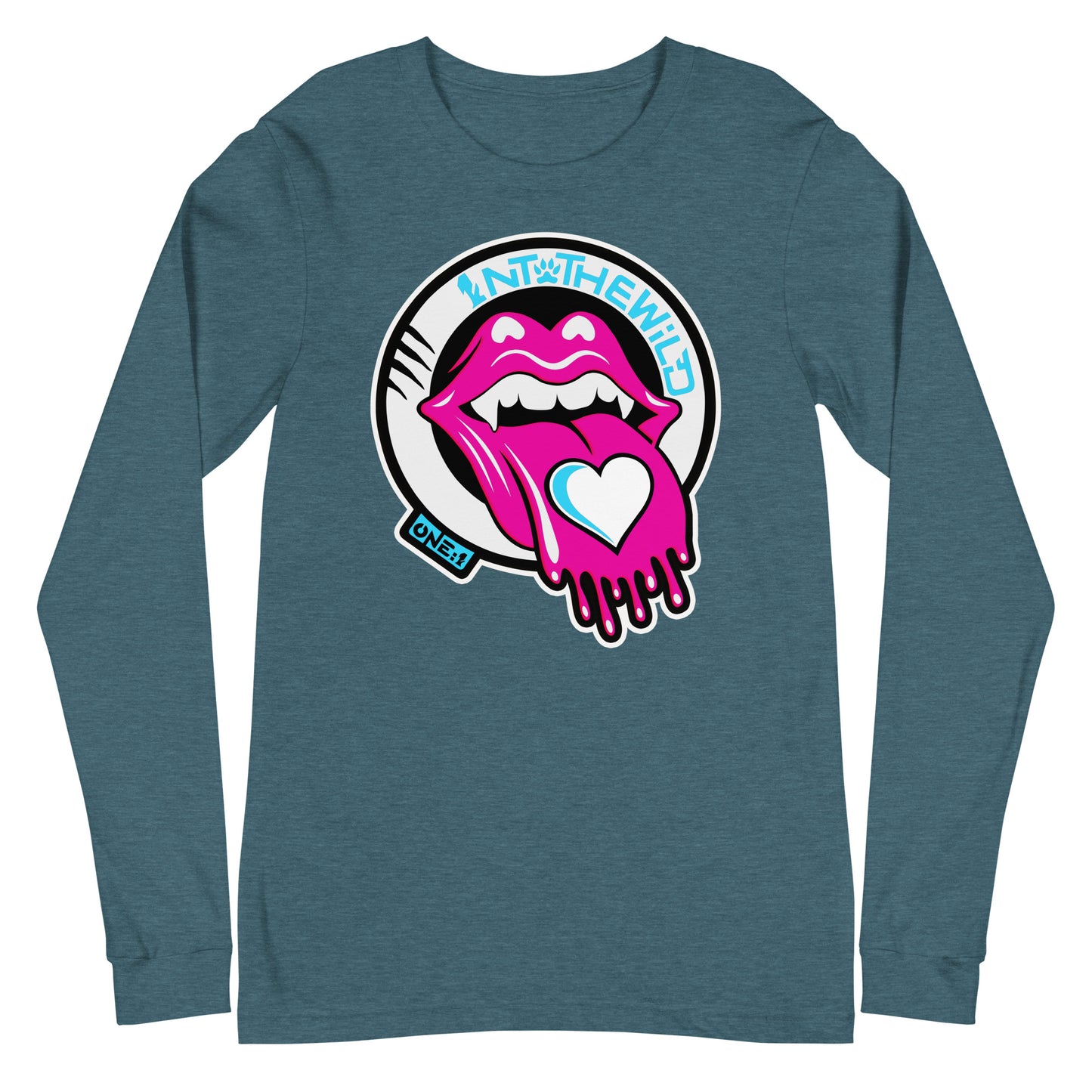 Vampy Love pink & blue long sleeve