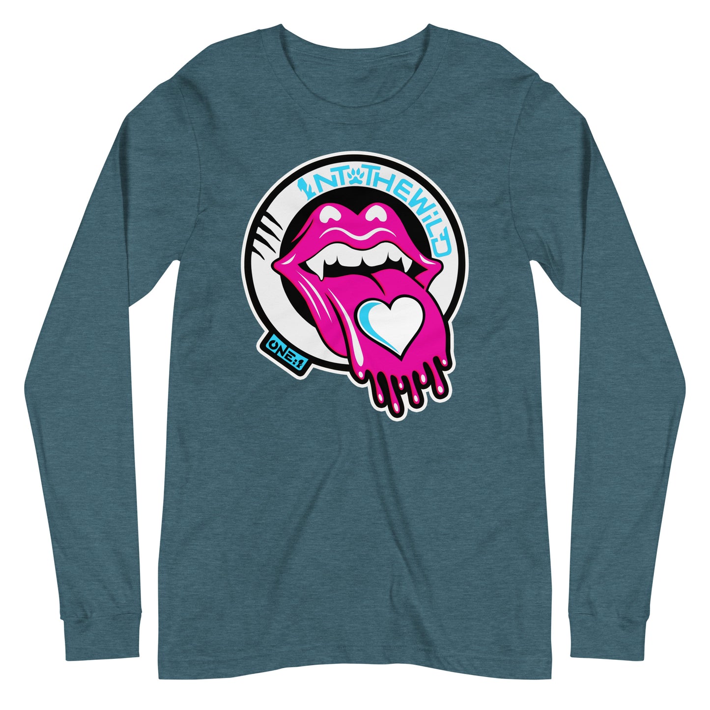 Vampy Love pink & blue long sleeve