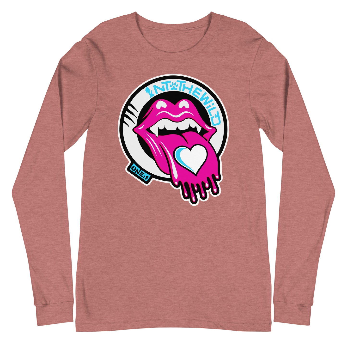 Vampy Love pink & blue long sleeve