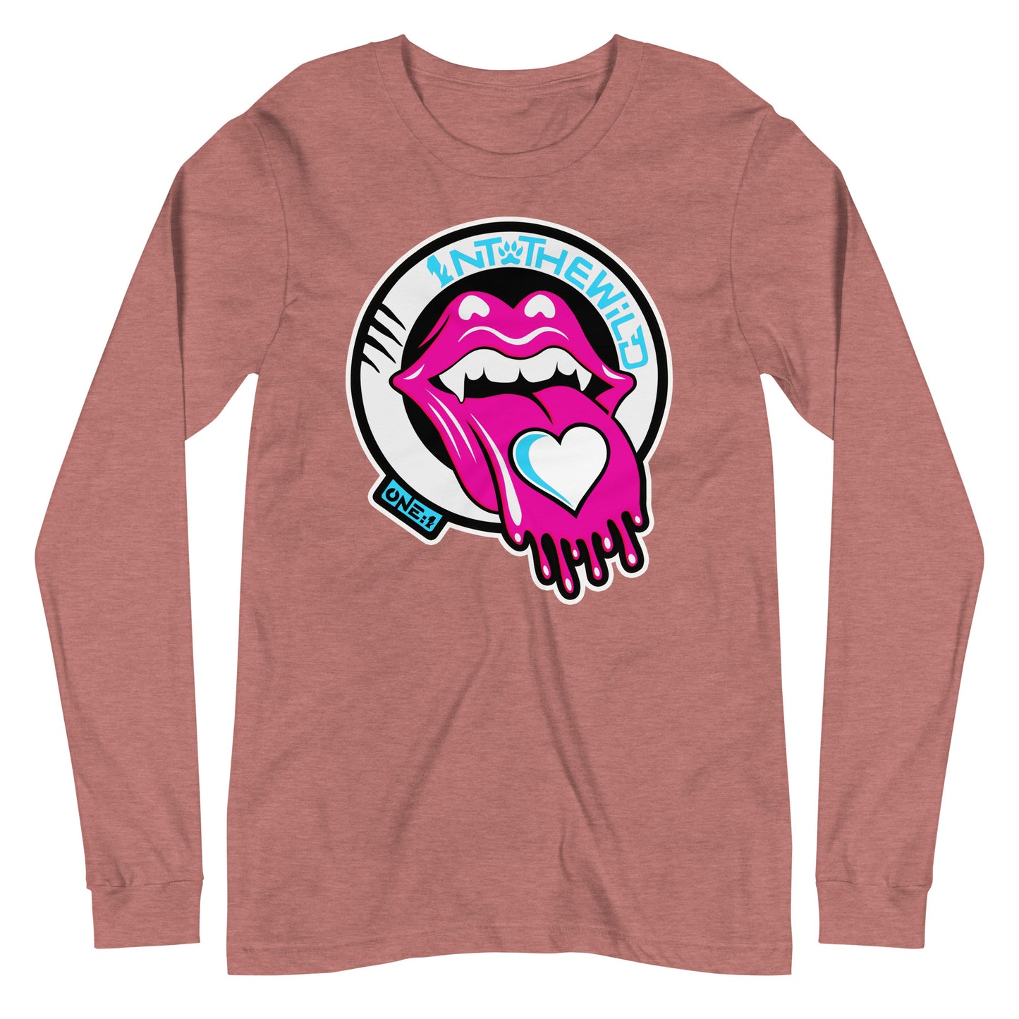 Vampy Love pink & blue long sleeve