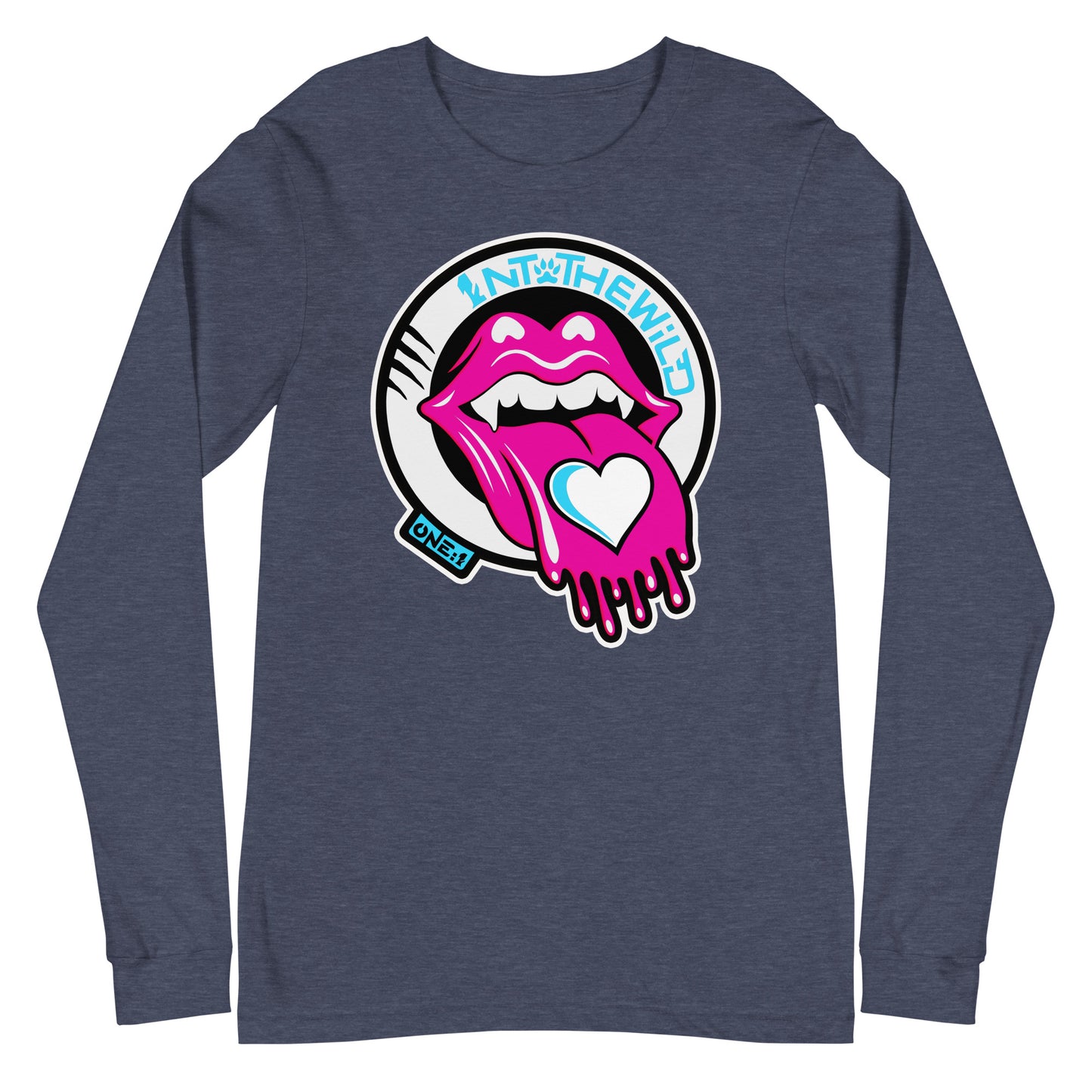 Vampy Love pink & blue long sleeve