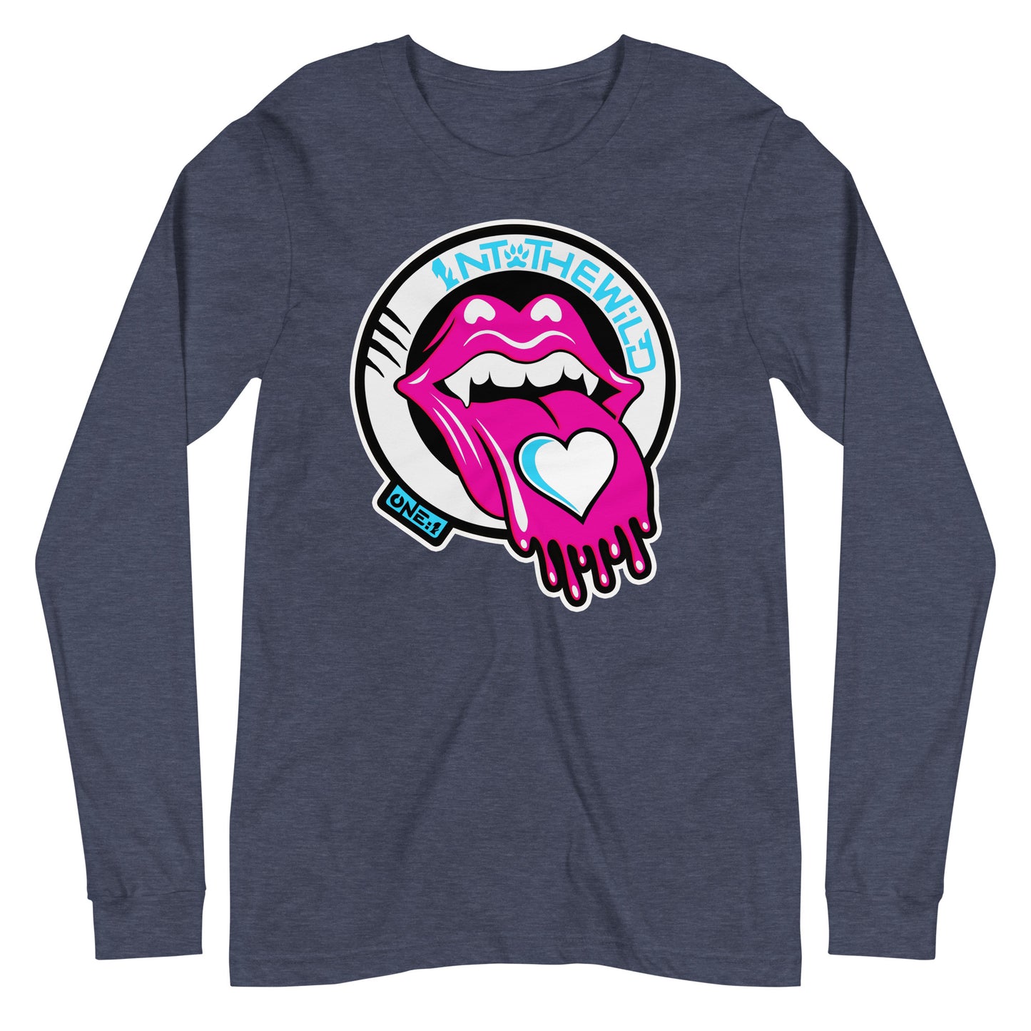 Vampy Love pink & blue long sleeve