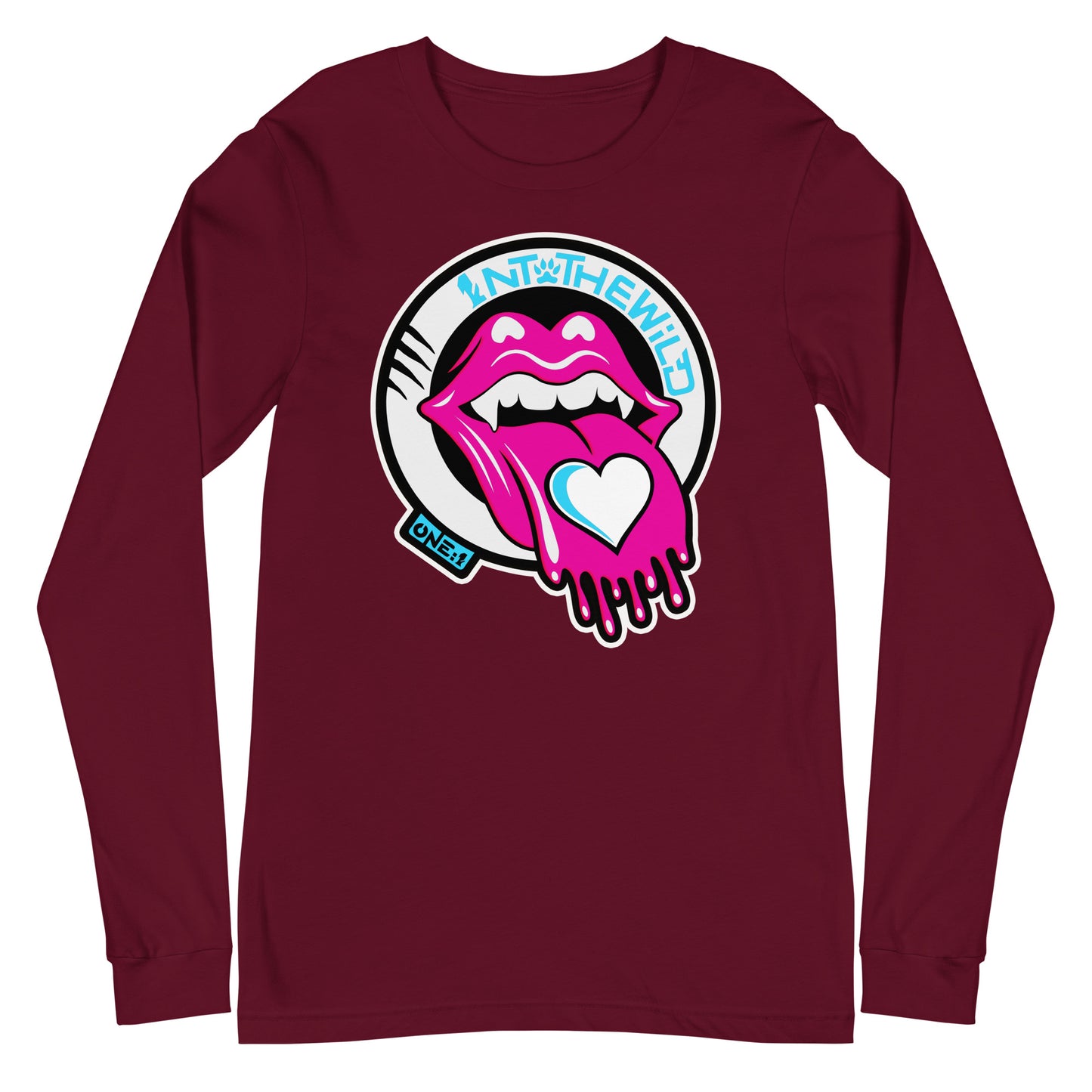 Vampy Love pink & blue long sleeve