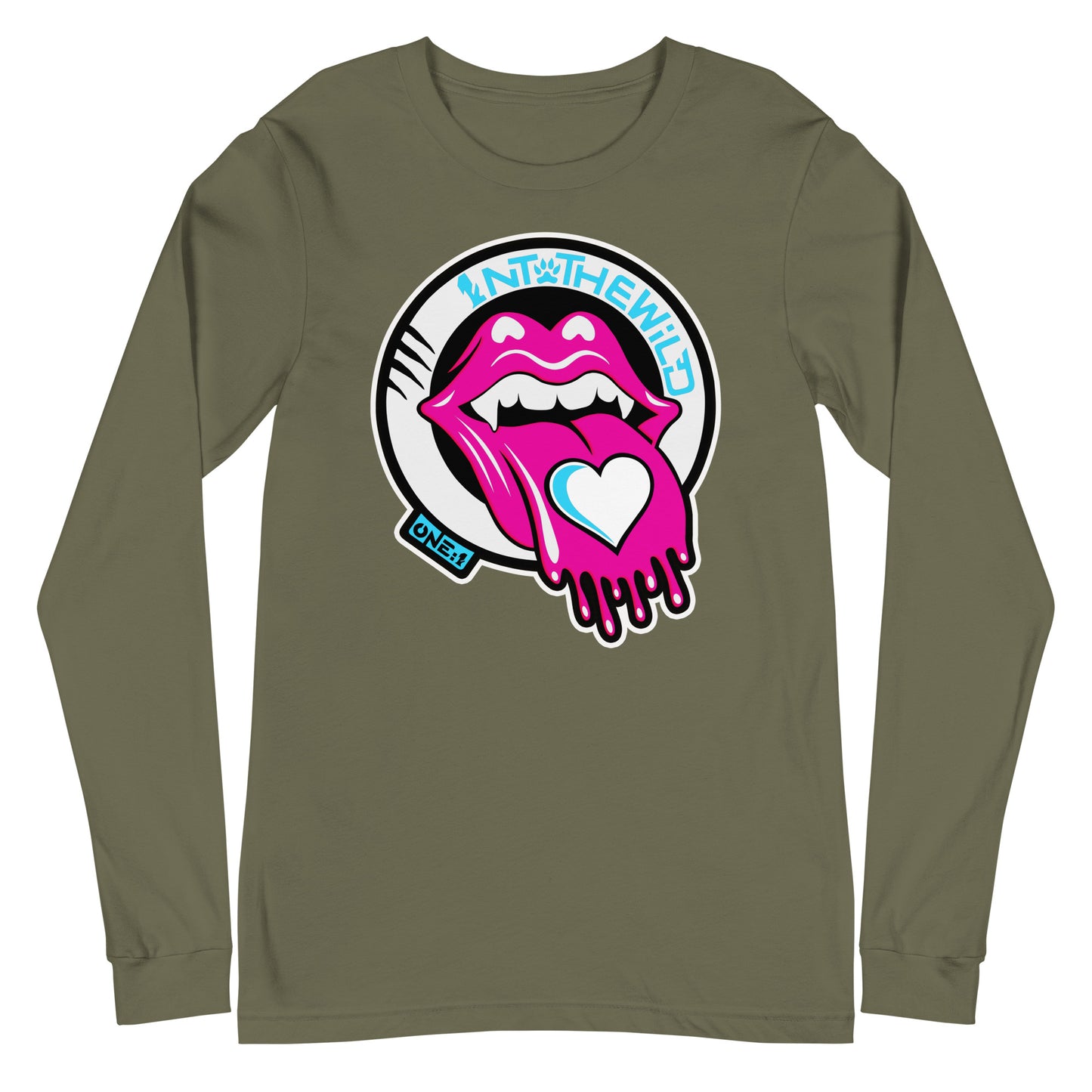 Vampy Love pink & blue long sleeve