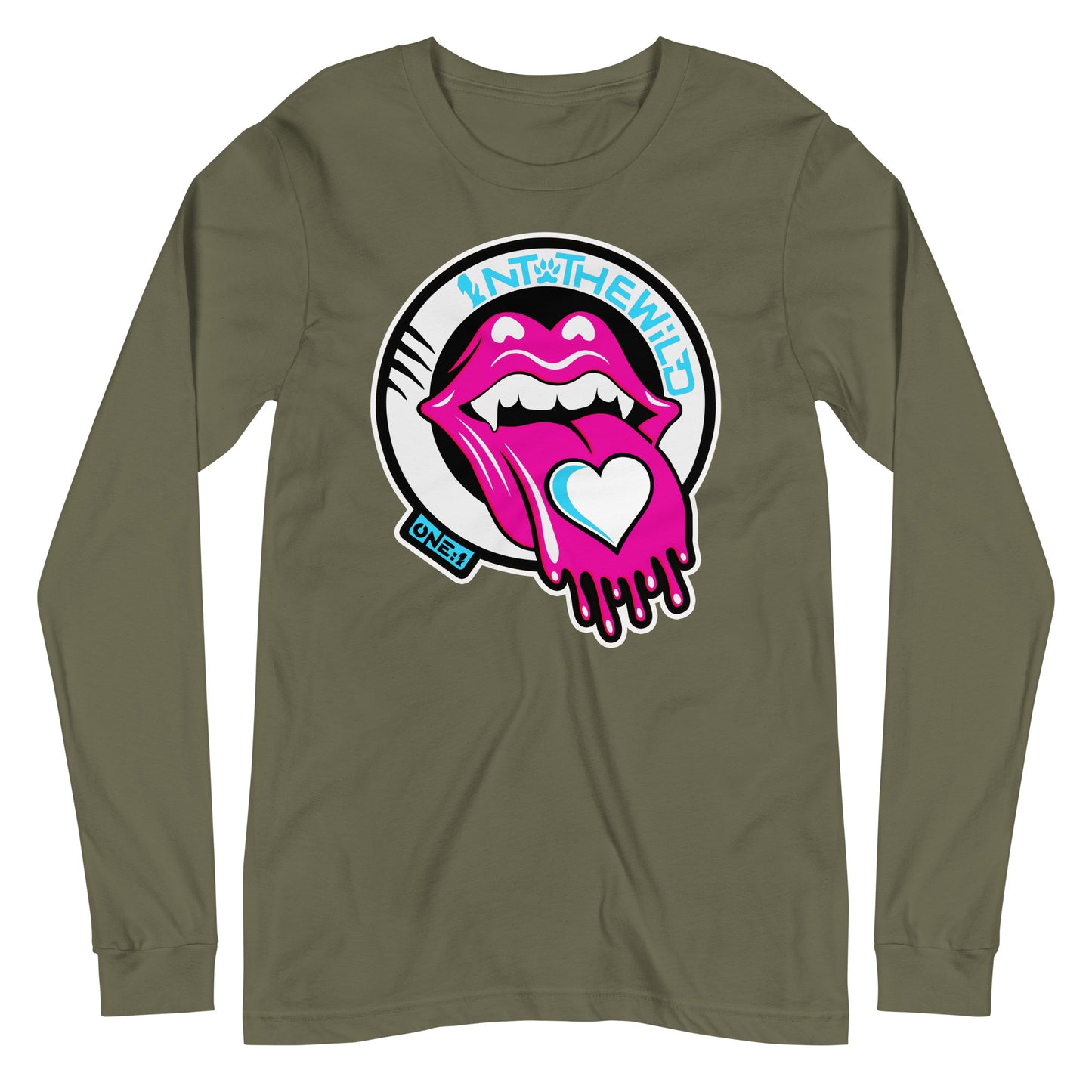 Vampy Love pink & blue long sleeve