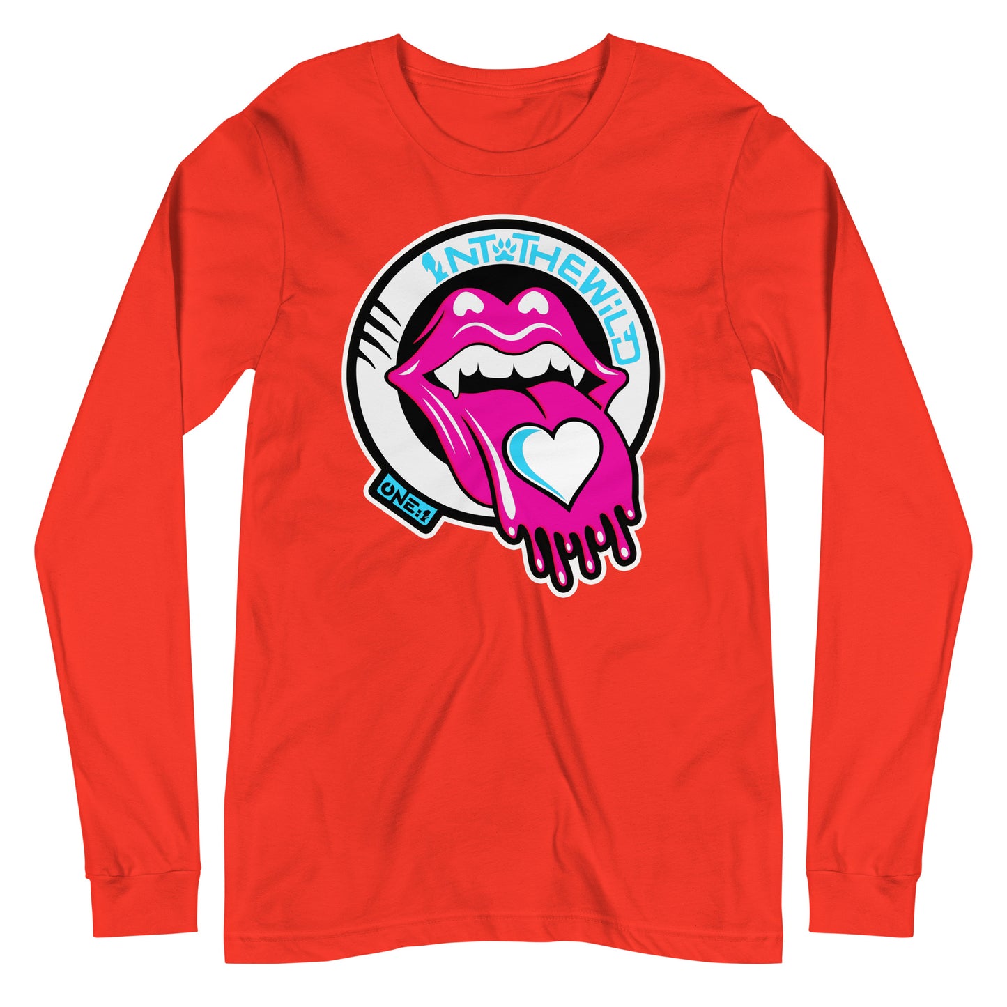 Vampy Love pink & blue long sleeve