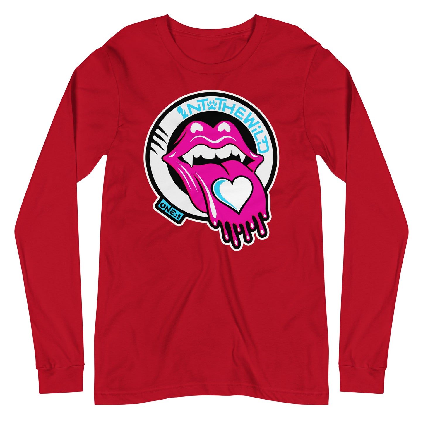 Vampy Love pink & blue long sleeve