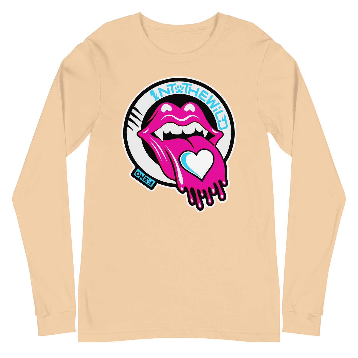 Vampy Love pink & blue long sleeve