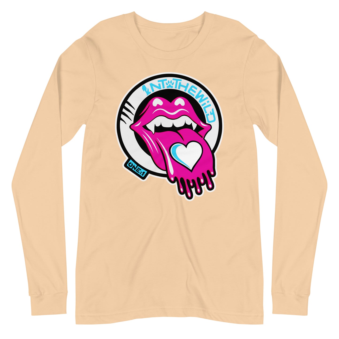 Vampy Love pink & blue long sleeve