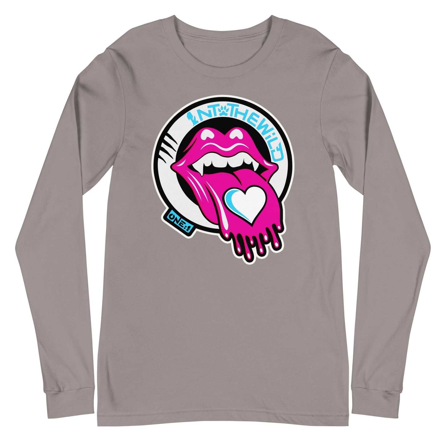 Vampy Love pink & blue long sleeve