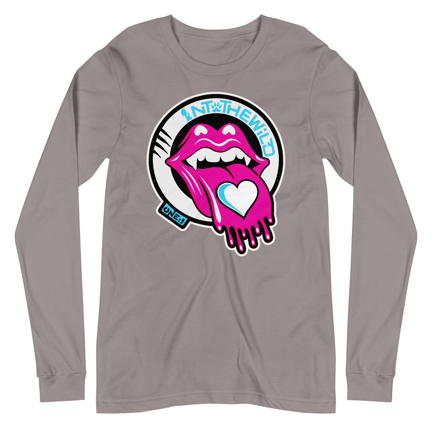 Vampy Love pink & blue long sleeve