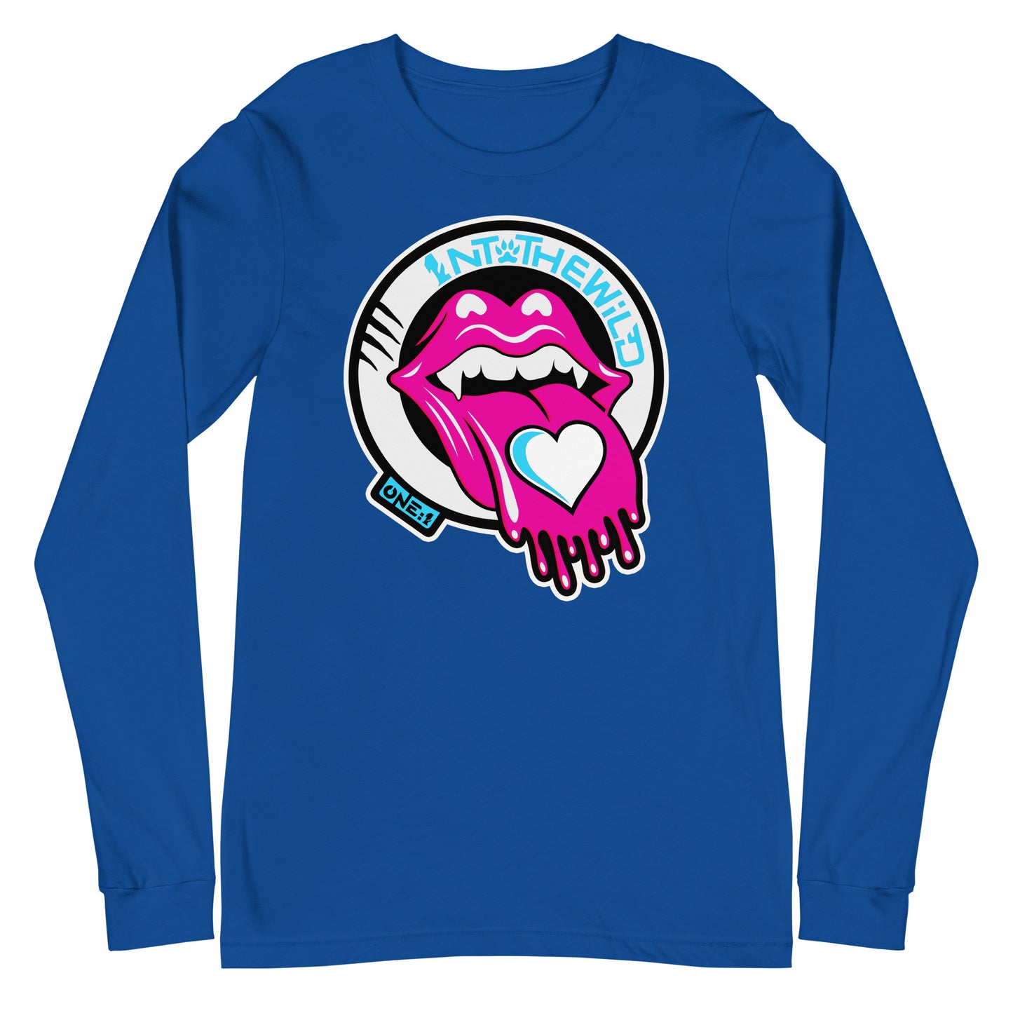 Vampy Love pink & blue long sleeve