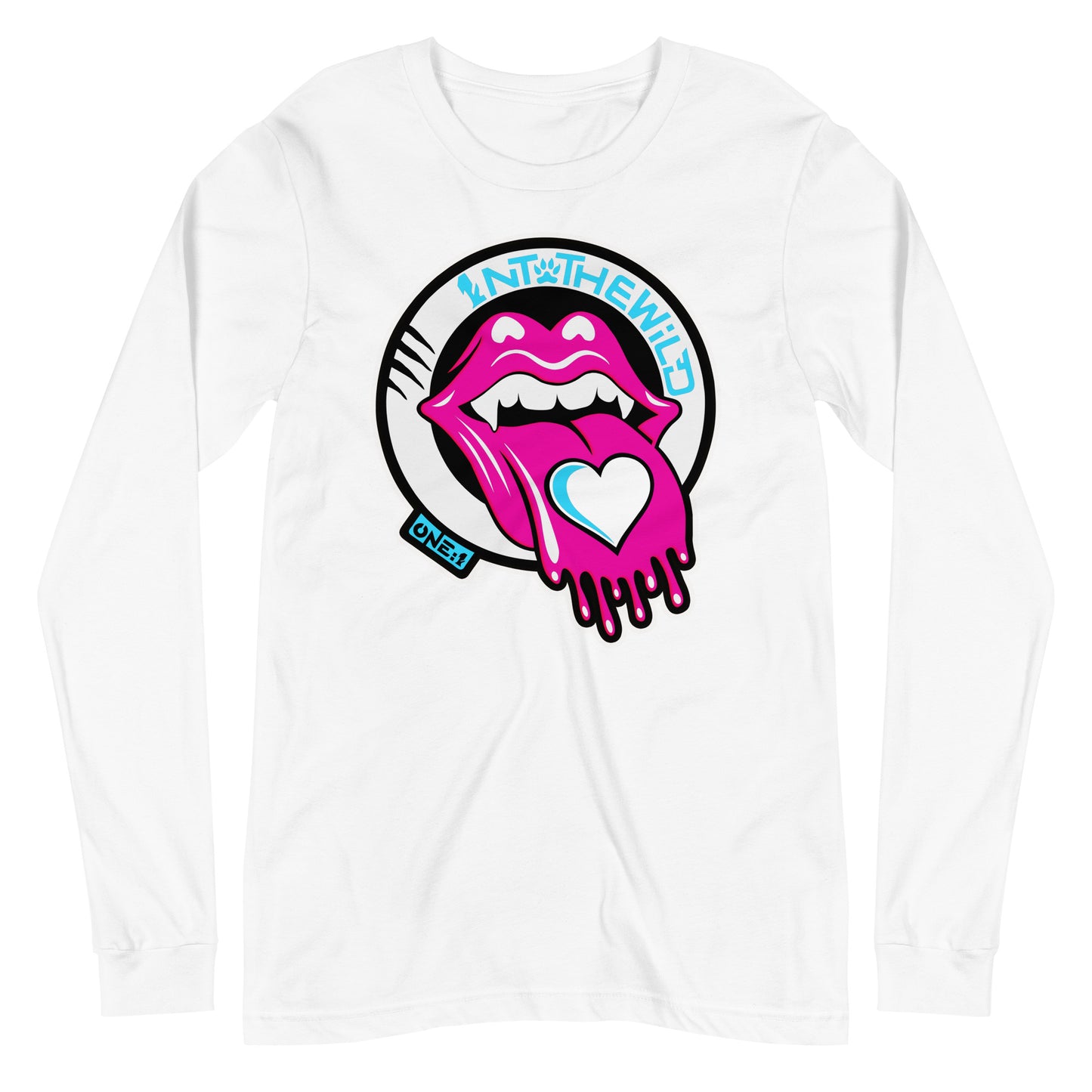 Vampy Love pink & blue long sleeve