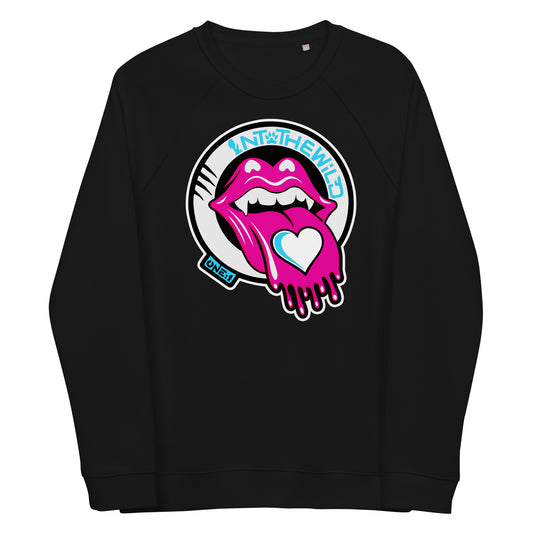 Vampy Love pink & blue sweatshirt