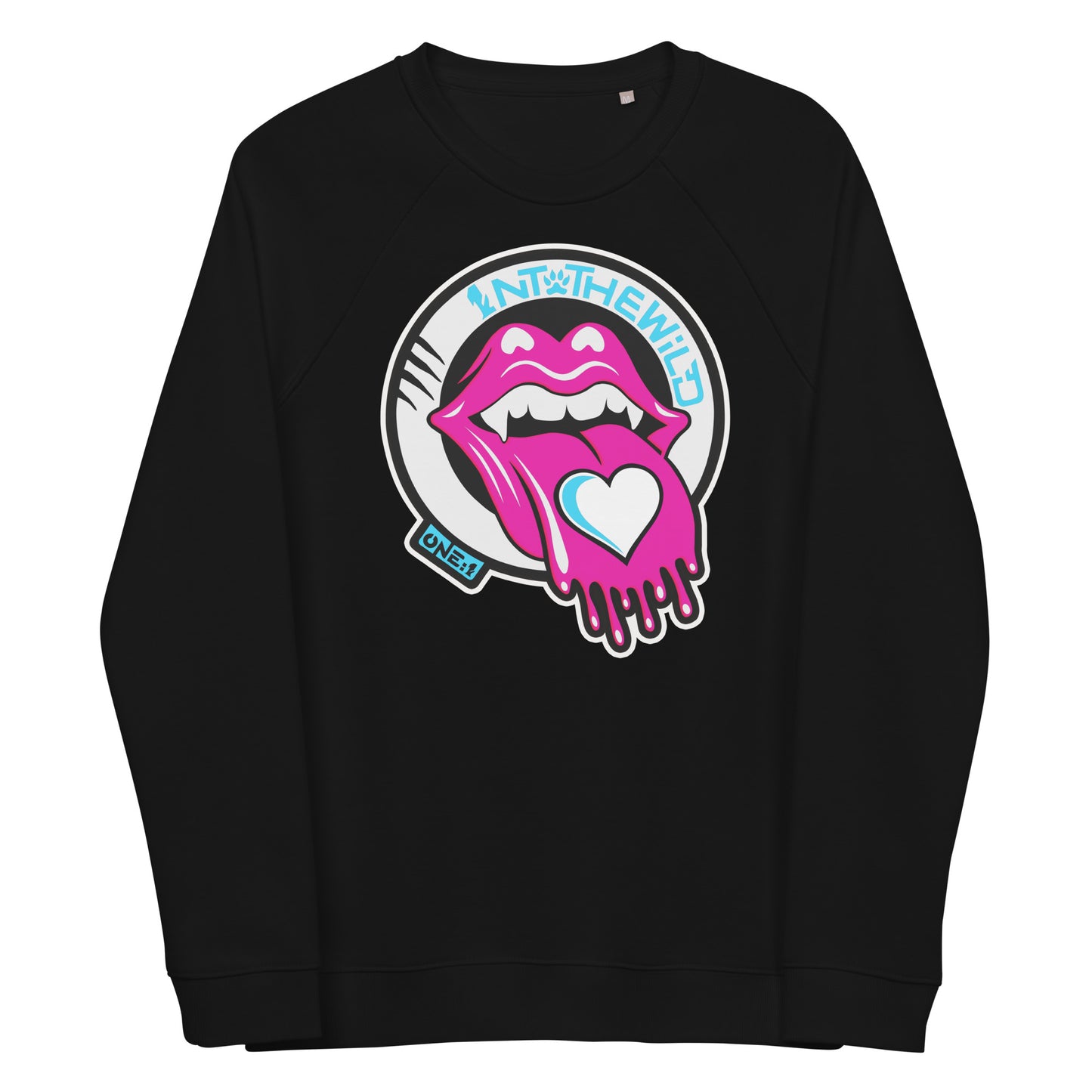 Vampy Love pink & blue sweatshirt