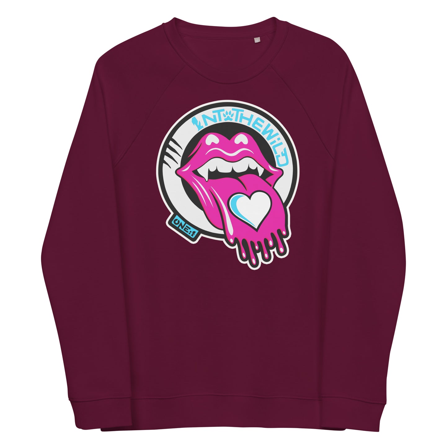 Vampy Love pink & blue sweatshirt