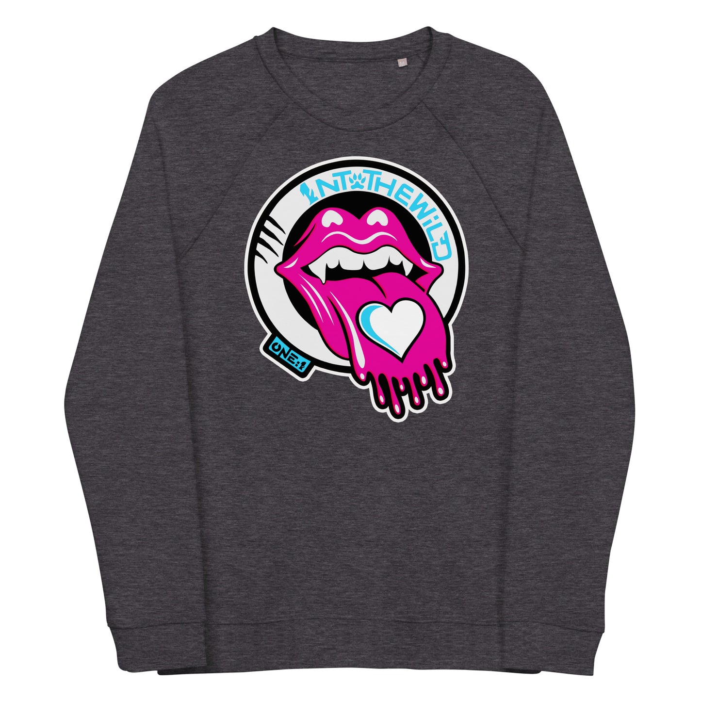 Vampy Love pink & blue sweatshirt