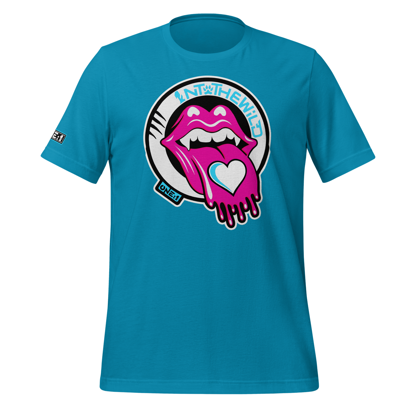 Vampy Love pink & blue tee