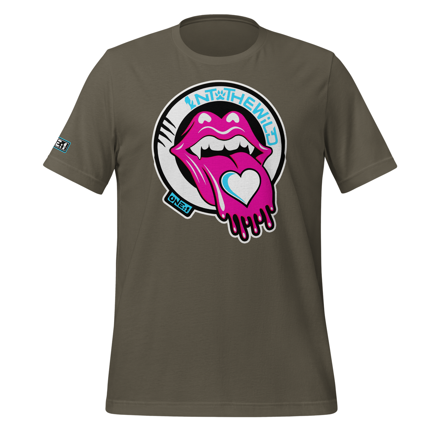 Vampy Love pink & blue tee