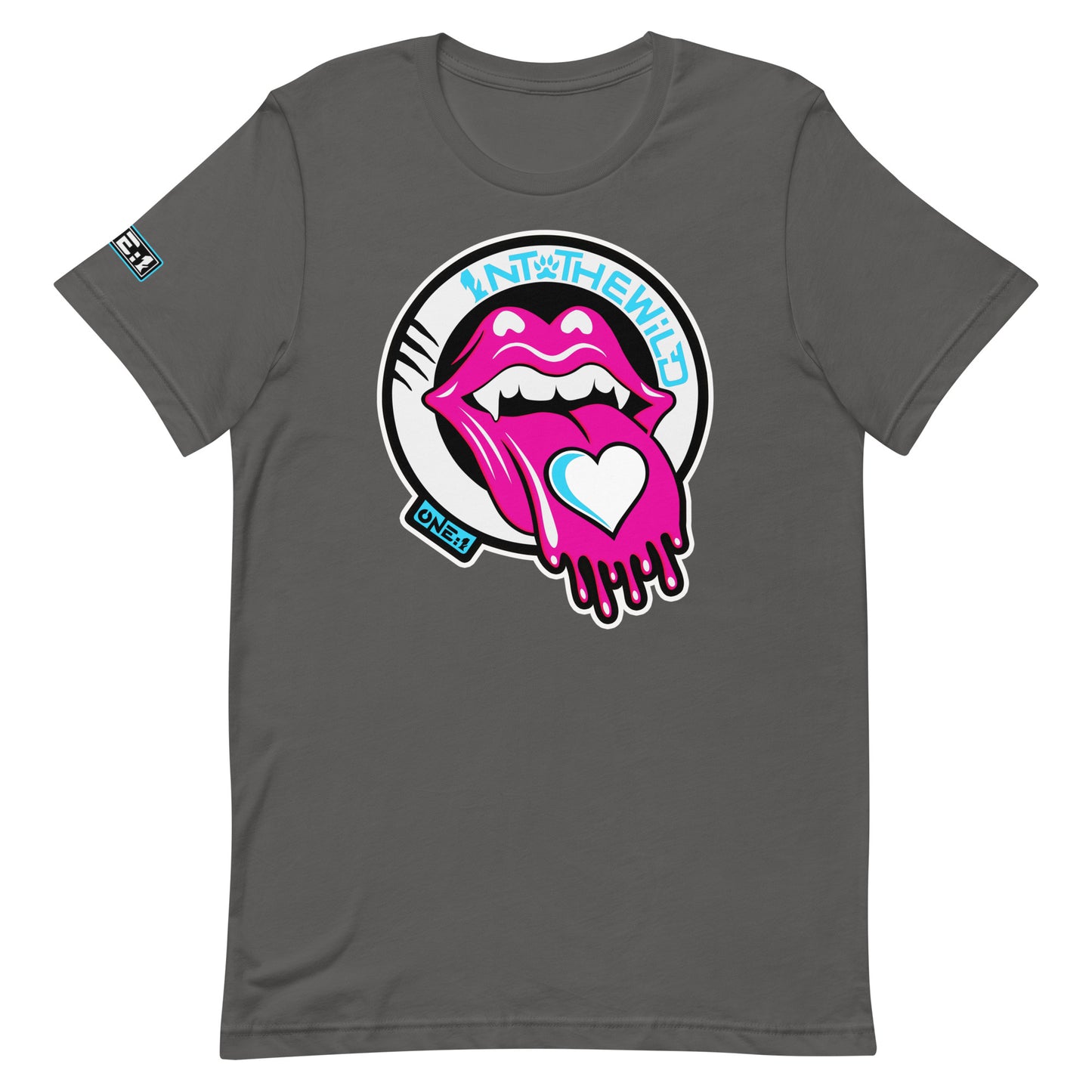 Vampy Love pink & blue tee