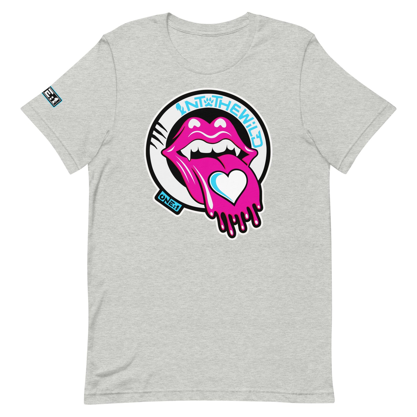 Vampy Love pink & blue tee