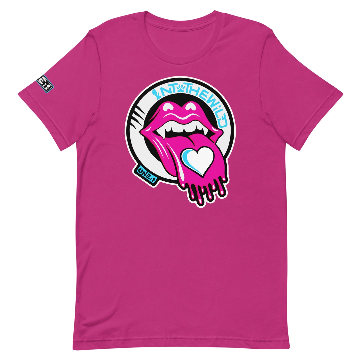 Vampy Love pink & blue tee