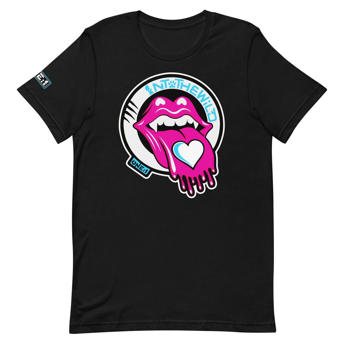 Vampy Love pink & blue tee