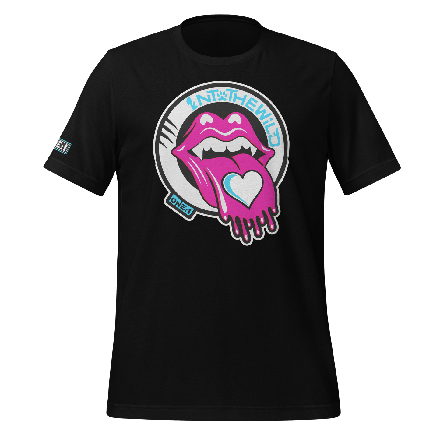 Vampy Love pink & blue tee